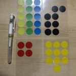 手帳アイテム①ニトムズ スタロジー マスキング丸シールの使い方